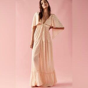 NWT! Free People cha cha maxi dress